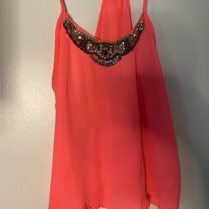 Pink bling top